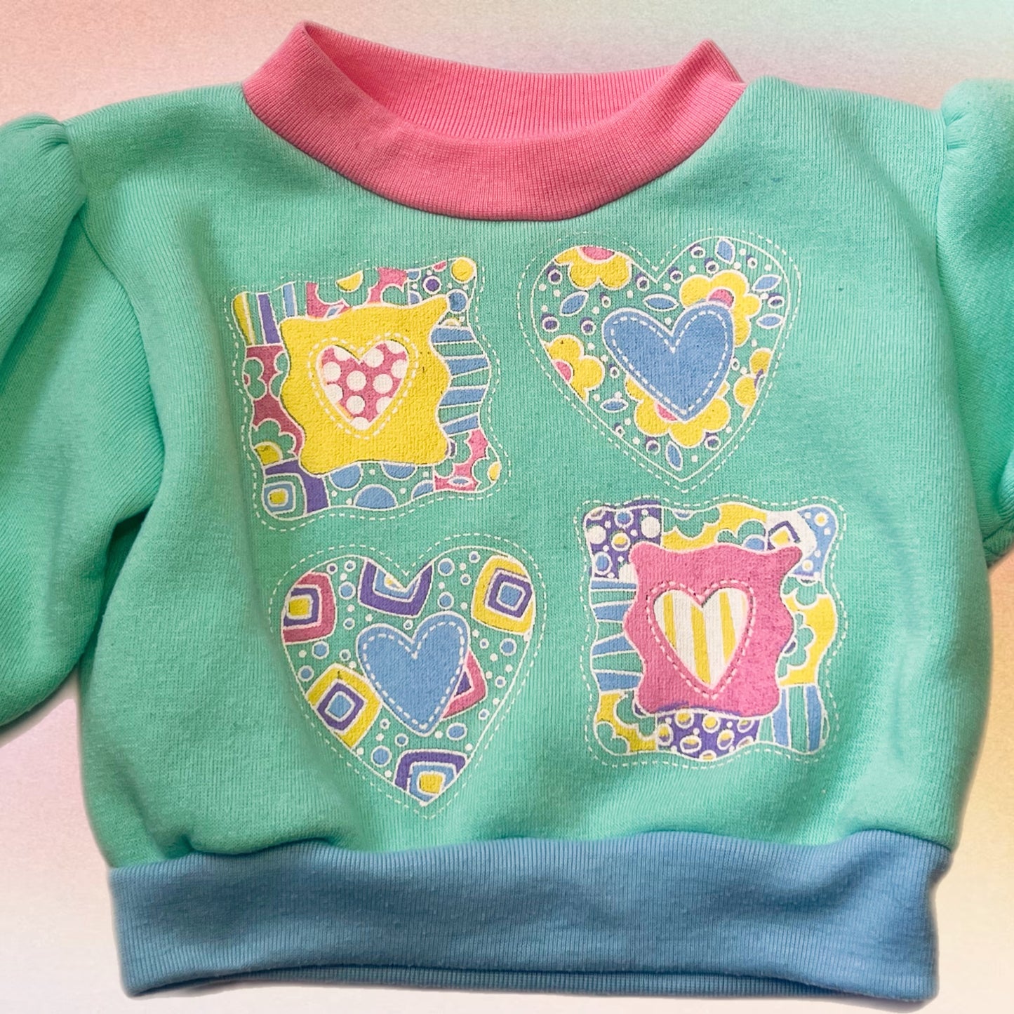 Pastel Color-Block Sweatshirt