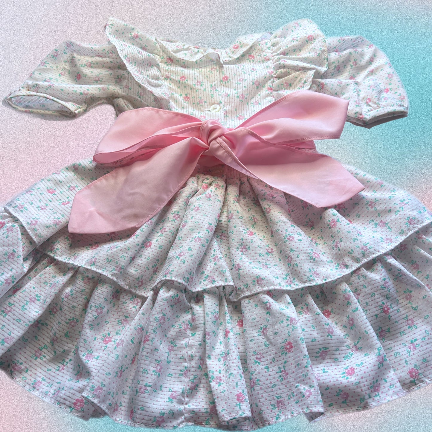 Pretty in Pink Bows + Pearls Party Dress