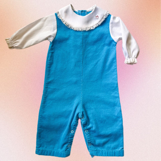 Aqua Blue Corduroy Jumper