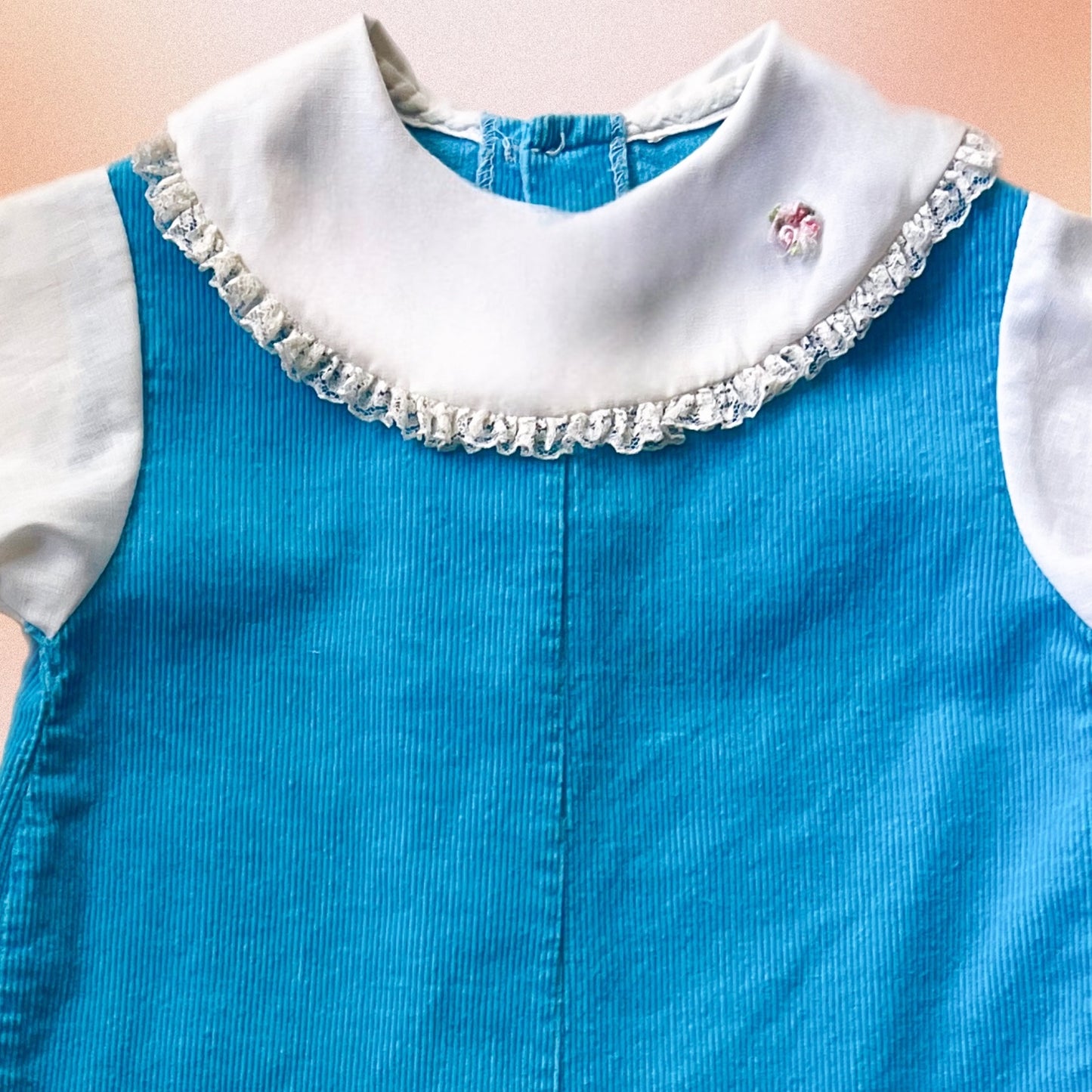 Aqua Blue Corduroy Jumper