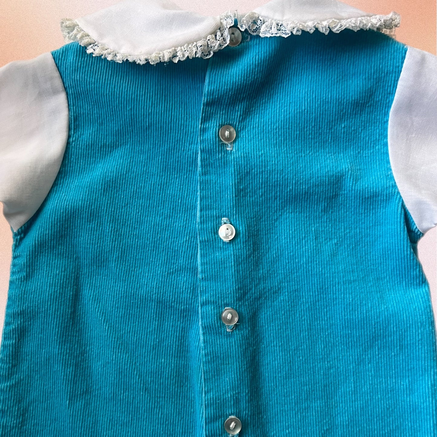 Aqua Blue Corduroy Jumper