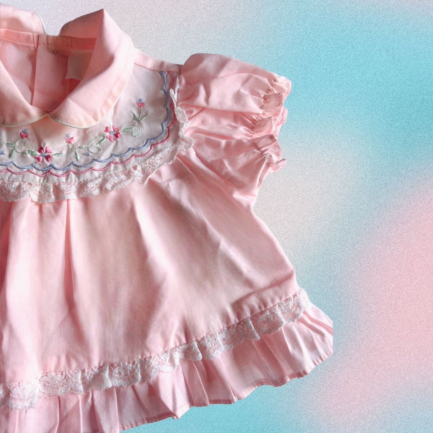 Rodeo Girl Floral Embroidered Dress
