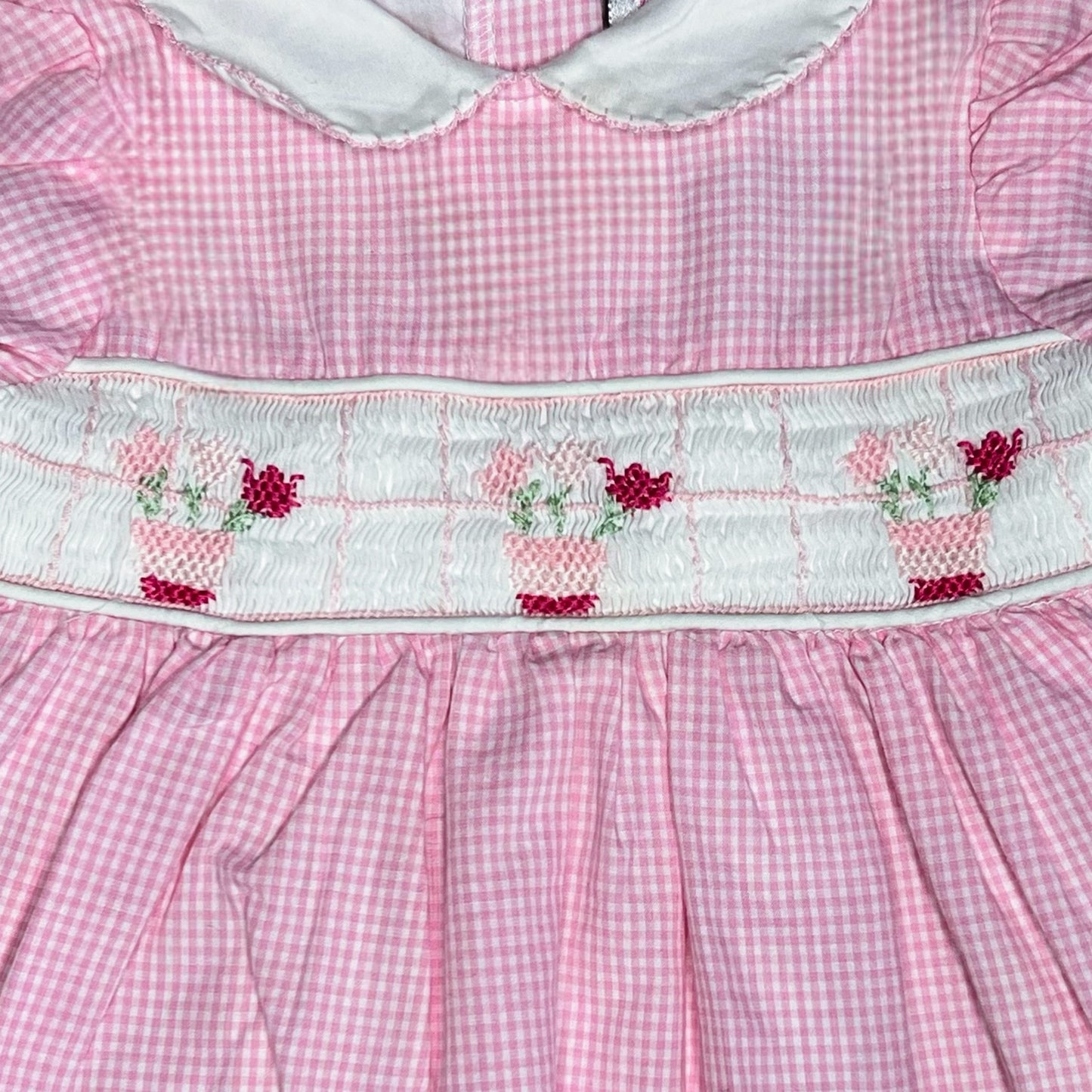 Smocked Flower Pots Dress