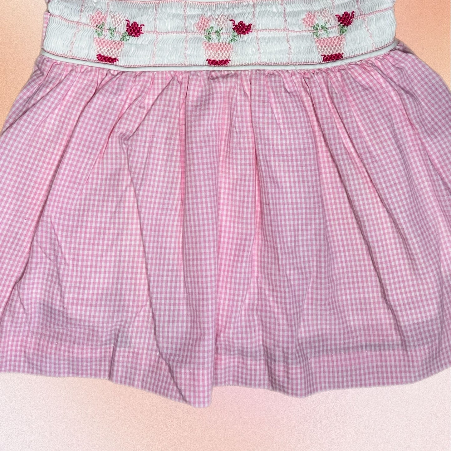 Smocked Flower Pots Dress