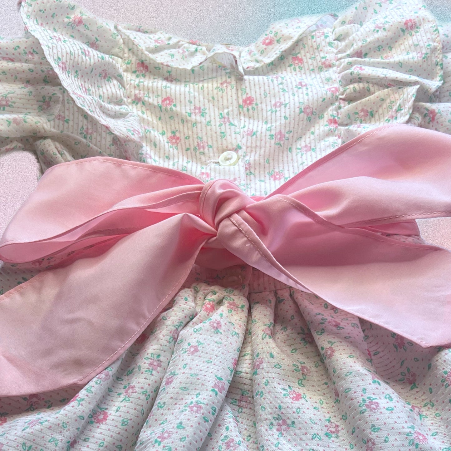 Pretty in Pink Bows + Pearls Party Dress