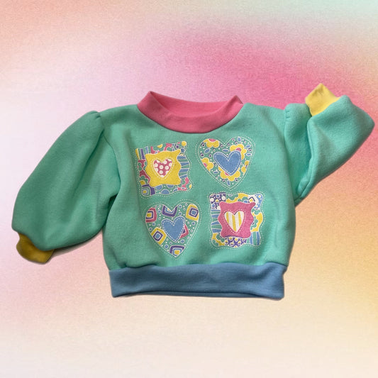 Pastel Color-Block Sweatshirt